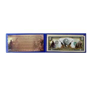 Declaration of Independence Dual-Sided Commemorative Colorized $2 Bill